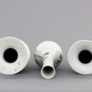 Three Chinese famille rose porcelain vases, 19th C. — foto 8