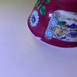 Three Chinese famille rose ruby-ground cups and saucers, Yongzheng — photo 15