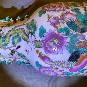 Three Chinese famille rose vases, 19th C. — photo 9