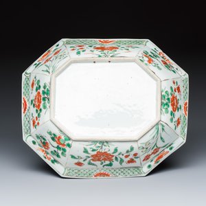 Three Chinese famille verte 'Birds among Blossoming Branches' basins — foto 15