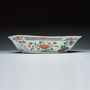 Three Chinese famille verte 'Birds among Blossoming Branches' basins — foto 16