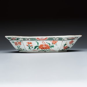 Three Chinese famille verte 'Birds among Blossoming Branches' basins — foto 4