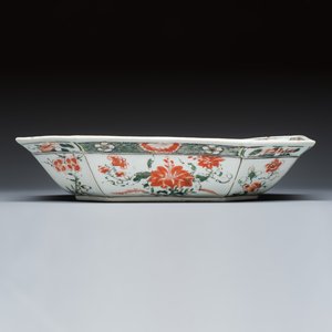 Three Chinese famille verte 'Birds among Blossoming Branches' basins — foto 6