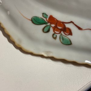 Three Chinese famille verte octagonal dishes, Kangxi — 照片 8