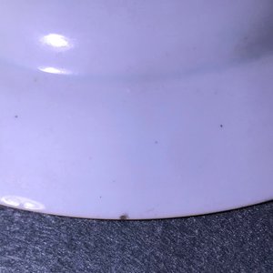 Three Chinese famille verte plates with carps and floral designs, Kangxi — photo 17
