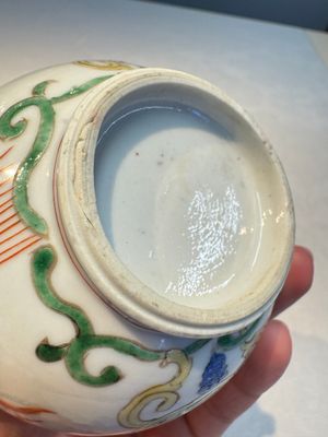 Three Chinese famille verte rosewater sprinklers, Kangxi — foto 11