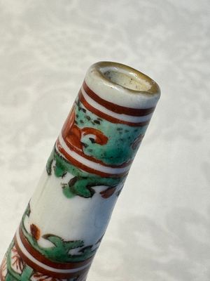 Three Chinese famille verte rosewater sprinklers, Kangxi — foto 21