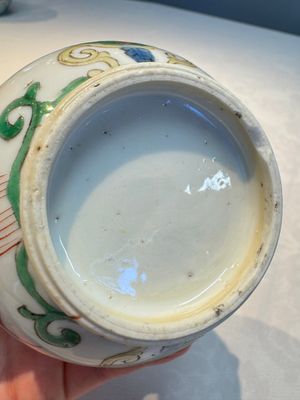 Three Chinese famille verte rosewater sprinklers, Kangxi — foto 22