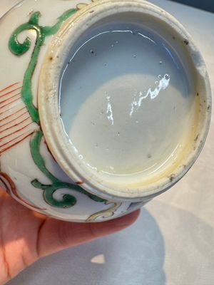 Three Chinese famille verte rosewater sprinklers, Kangxi — foto 26