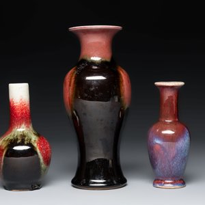 Three Chinese flambé-glazed vases, 19th C. — photo 3
