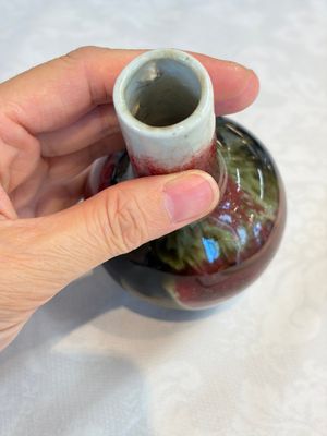 Three Chinese flambé-glazed vases, 20th C. — photo 6