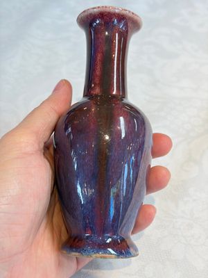 Three Chinese flambé-glazed vases, 20th C. — photo 9