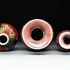 Three Chinese flambé-glazed vases, 20th C. — photo 6