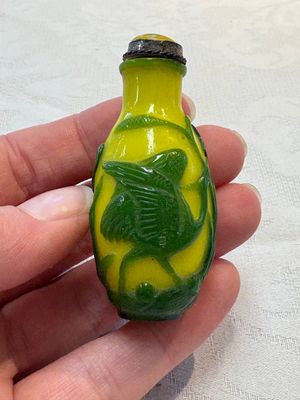 Three Chinese glass snuff bottles, 19/20th C. — foto 12
