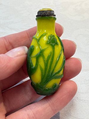 Three Chinese glass snuff bottles, 19/20th C. — foto 13