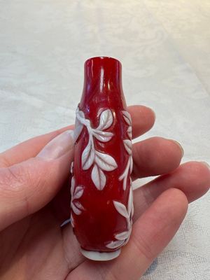 Three Chinese glass snuff bottles, 19/20th C. — foto 5
