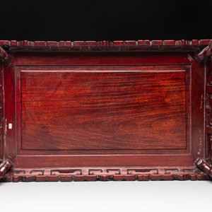 Three Chinese hongmu stands, 19/20th C. — photo 7
