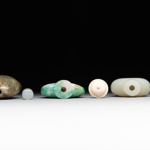Three Chinese jade snuff bottles, 19/20th C. — foto 6