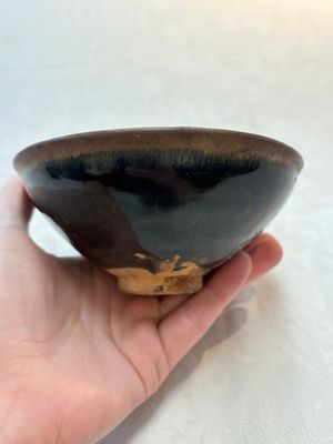 Three Chinese Jian 'hare fur' tea bowls, Song/Yuan — foto 14