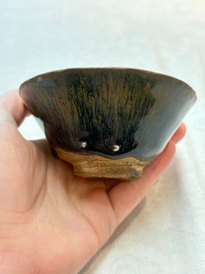 Three Chinese Jian 'hare fur' tea bowls, Song/Yuan — foto 2