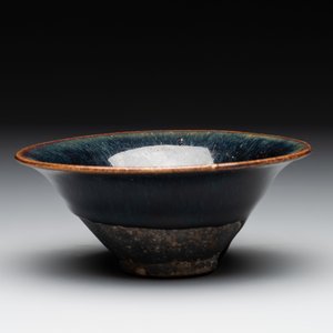 Three Chinese Jian 'hare fur' tea bowls, Song/Yuan — foto 8
