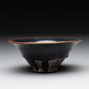 Three Chinese Jian 'hare fur' tea bowls, Song/Yuan — foto 9