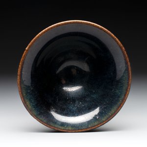 Three Chinese Jian 'hare fur' tea bowls, Song/Yuan — foto 10