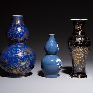 Three Chinese monochrome-glazed vases, Kangxi mark, 19/20th C. — photo 5