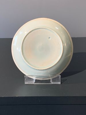 Three Chinese moulded qingbai plates, Song — photo 4