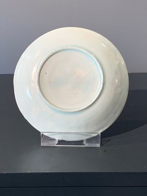 Three Chinese moulded qingbai plates, Song — photo 6