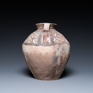 Three Chinese painted pottery jars, Majiayao Yangshao culture, 3/2nd millennium B.C. — 照片 20