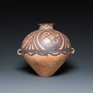 Three Chinese painted pottery jars, Majiayao Yangshao culture, 3/2nd millennium B.C. — 照片 7