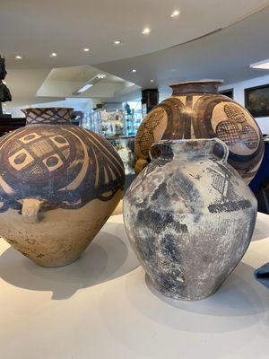 Three Chinese painted pottery jars, Majiayao Yangshao culture, 3rd/2nd millennium b.C. — photo 4