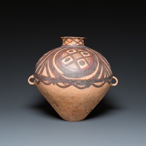 Three Chinese painted pottery jars, Majiayao Yangshao culture, 3rd/2nd millennium b.C. — photo 5