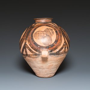 Three Chinese painted pottery jars, Majiayao Yangshao culture, 3rd/2nd millennium b.C. — photo 12