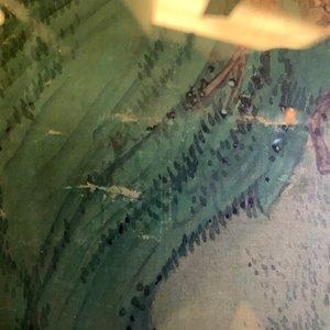 Three Chinese paintings on textile: 'River scenes', 18/19th C. — photo 30