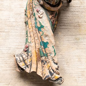 Three Chinese polychrome pottery figures, 19th C. — photo 4
