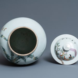 Three Chinese qianjiang cai vases, 19/20th C. — photo 8