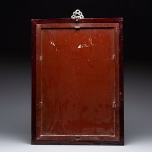 Three Chinese reverse glass paintings, 19/20th C. — foto 5