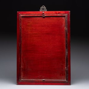 Three Chinese reverse glass paintings, 19/20th C. — foto 7