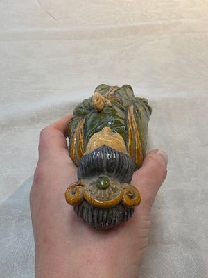 Three Chinese sancai-glazed figures of deities, Ming — photo 18