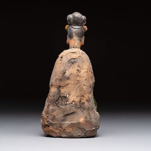 Three Chinese sancai-glazed figures of deities, Ming — photo 4
