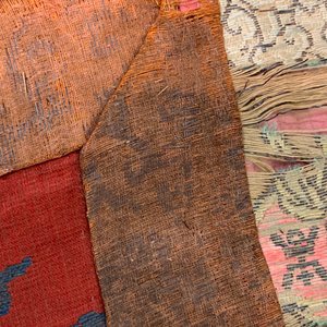 Three Chinese silk embroidered 'Star gods and immortals' panels, 19th C. — photo 15