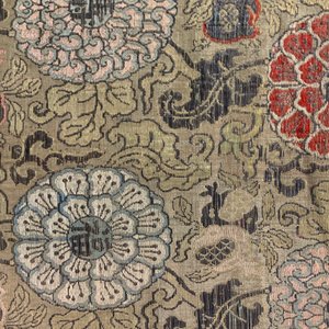 Three Chinese silk embroidered 'Star gods and immortals' panels, 19th C. — photo 31
