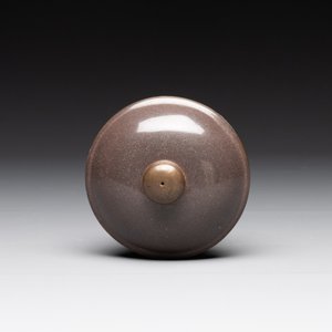 Three Chinese Thai market polished Yixing stoneware teapots with brass mounts, 19th C. — photo 25