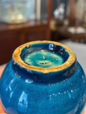 Three Chinese turquoise-glazed vases and a turquoise and aubergine-glazed Buddhist lion, Kangxi — photo 14