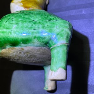Three Chinese verte biscuit groups of Liu Hai on the toad, Kangxi — 照片 20