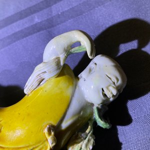 Three Chinese verte biscuit groups of Liu Hai on the toad, Kangxi — 照片 25