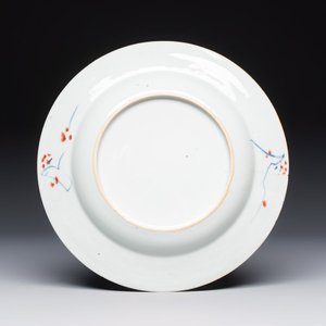 Three Chinese verte-Imari "Governor Duff" plates — photo 7