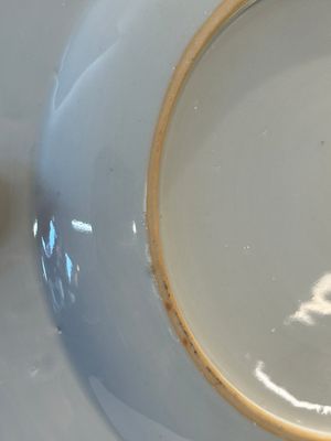 Three Chinese verte-imari 'Stanislaw' plates and five famille rose plates, Kangxi/Yongzheng — 照片 15